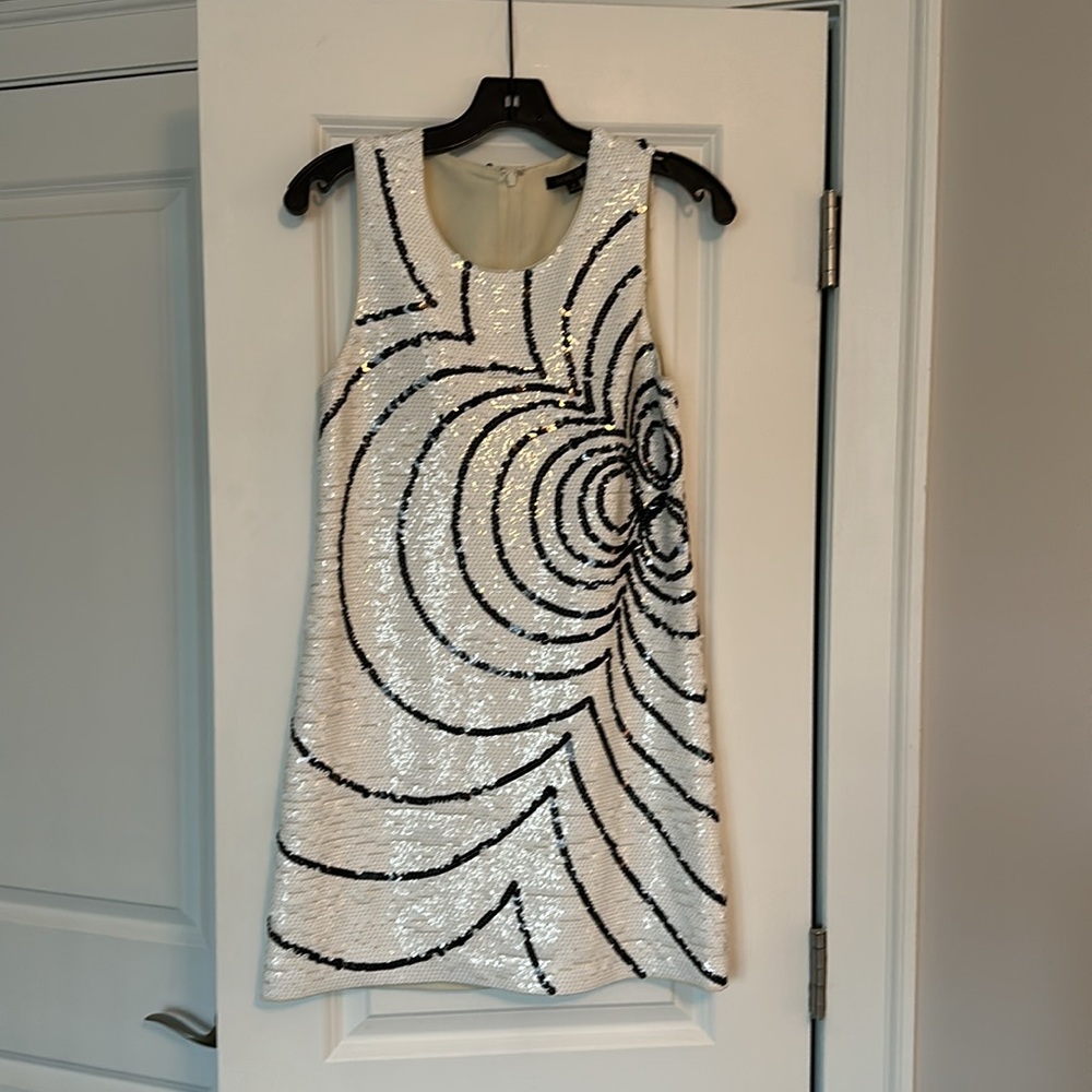 Rachel Zoe sequin mini shift dress